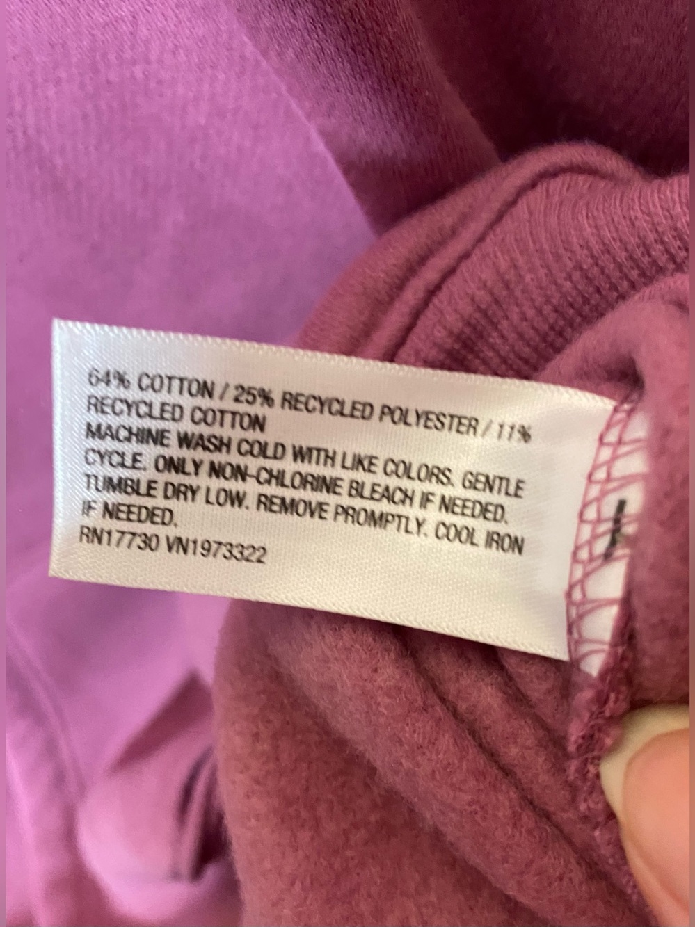 NWT Wild Fable Mauve Pink Sleep Dept Cozy Oversized Hoodie Sweatshirt M - Picture 6 of 10